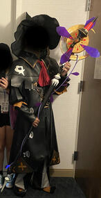 Blade's Fury Staff from FF14 for friend (Yes, it lights up :D)