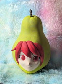 Pear Teto Painted 3d Print