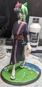 Summer N Figure (the zoroark mask can be taken on and off via magnet)