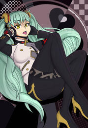 Unhappy Refrain Hatsune Miku Fan Art