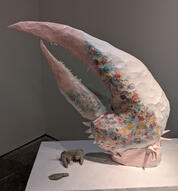 Paper Mache Crab Claw