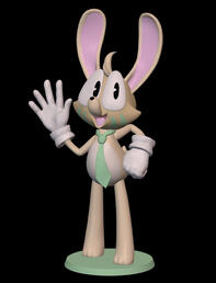Finished model of my OC Bunbun