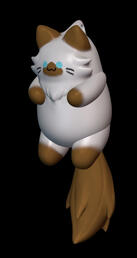 Cat Hanging Keychain