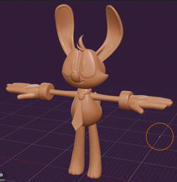 WIP of my OC Bunbun