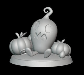 Krobus Diorama Fanart WIP